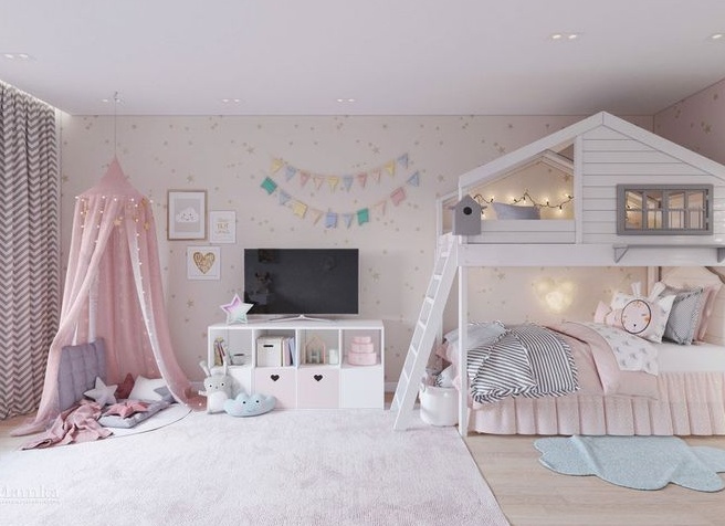 Комната мечты для маленькой леди