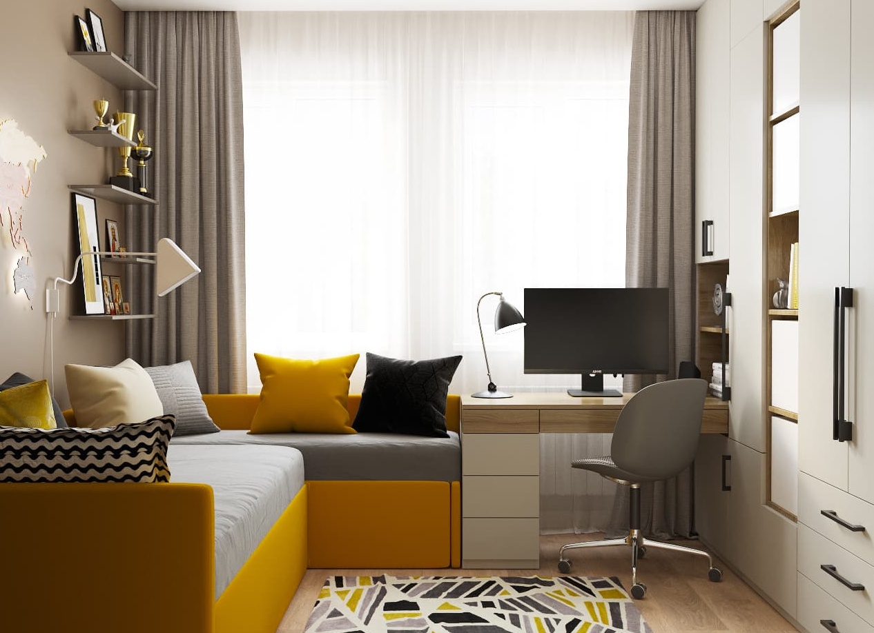 Стильный дизайн детской