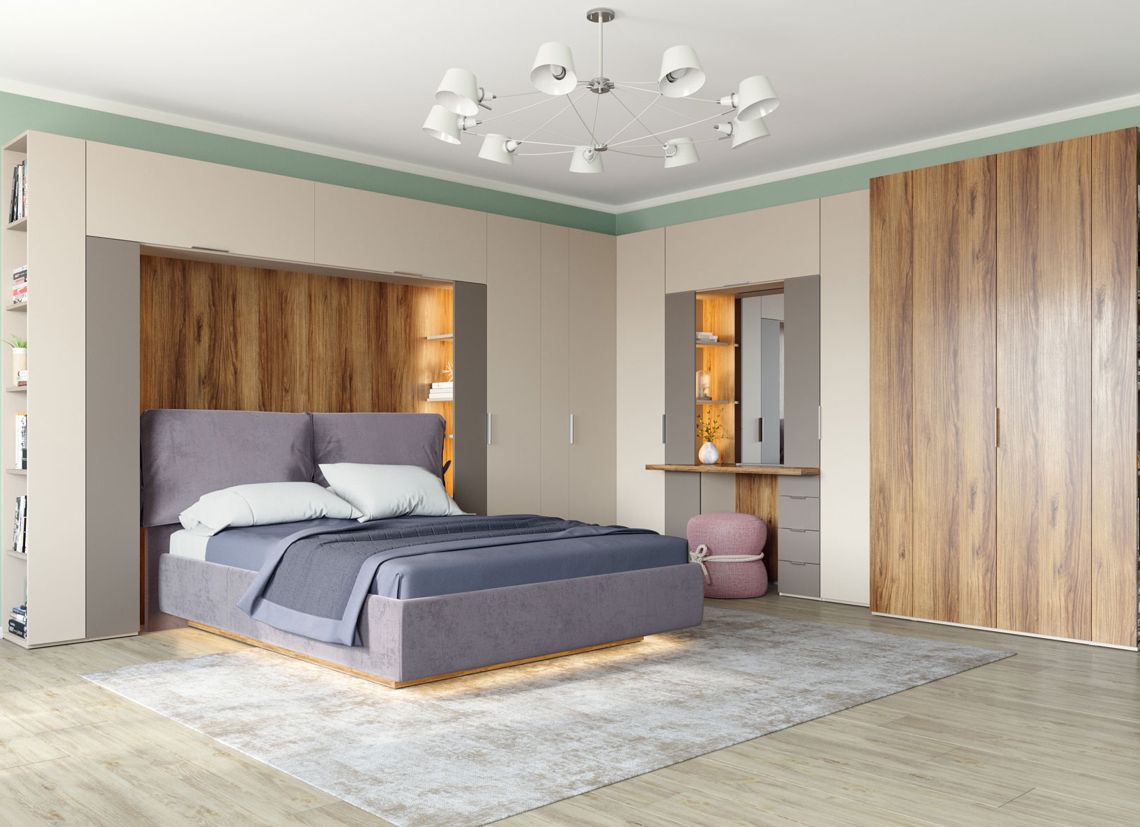 Угловой шкаф в спальне: секреты эффективного хранения и создания уюта в интерьере