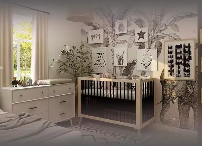 Как правильно расположить детскую кровать