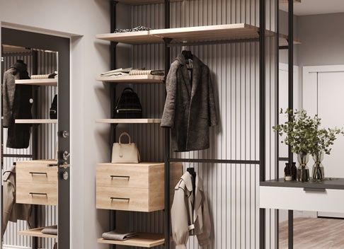 Гардеробные системы: выбираем ЛДСП или алюминий – как оптимизировать пространство и сделать лучший выбор материалов?