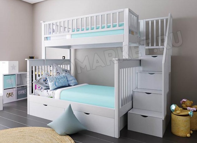 Новинка: мягкая двухъярусная кроватка!